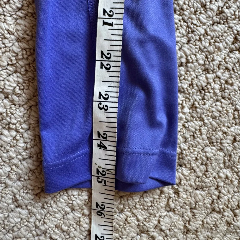 Nike Dri Fit Periwinkle Blue Purple Crew Neck Long Sleeve Tee Shirt Large